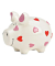 Spardose Schwein (mittel) 10041999 , "rot/rosa Herzen ~Aufdruck|ohne|#~"